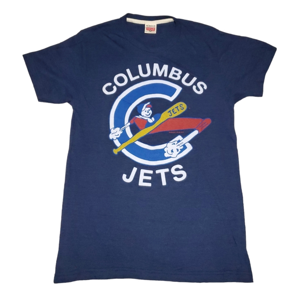 Old School Homage Columbus Jets tee